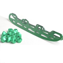 HK Ice Knife Shoes Ice Blade Ice Hockey Knife Pair Equipped with 16 Medium Roller Skates Wheel Skating Shoes Skate With Green