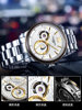 Tianwang Watch Large Dial Skeleton Automatic Mechanical Watch Men's Steel Band Business Watch 51052 Practical Gift for Boys