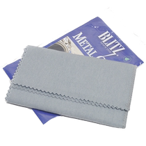 American BLITZ lightning double-layer silver-plated cleaning cloth musical instrument flute silver polishing cloth cleaning cloth