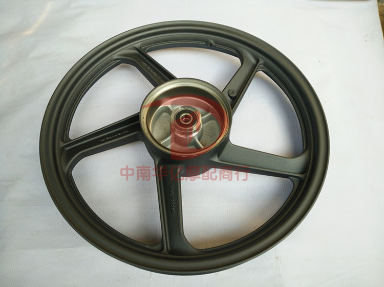 Áp dụng cho xe máy đại lục mới của Honda đại bàng chiến tranh nhỏ 125-51 51A vành trước và sau bánh xe vành nhôm màu đen - Vành xe máy vành xe bò