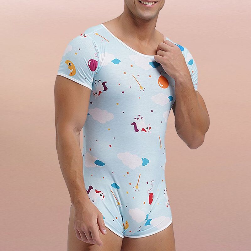 ins Hot-Selling Onesie Adult Sleepwear Romper Jumpsuit Triangle Suit Abdl Bodysuit Women