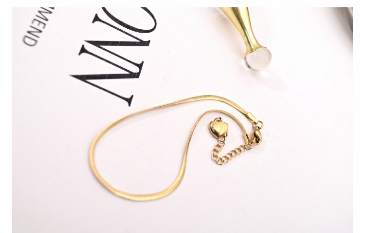 Phiên bản Nhật Bản và Hàn Quốc của thời trang mới 18K vàng hồng titan thép vòng chân nữ khí chất rắn xương chuỗi chân vòng chuỗi chân trang sức hoang dã những mẫu lắc chân đẹp nhất