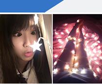 New Year of the Year Film Photography Photography Props Wedding exterior View Scene Night View LED String Light Themed star Luminous Lamp