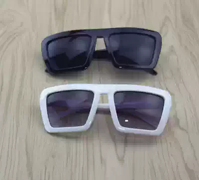 Photo studio photography props theme photo glasses retro glasses big black box sunglasses large sunglasses