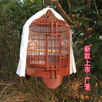 New bamboo thrush bird cage plastic cage plastic cage 36 diameter starling large wide cage high-footed cage full set
