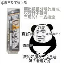 Japan Shana SANA Three-in-one eyebrow eyebrow brushed female Newborn waterproof automatic swivel triple-use brow