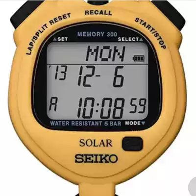svaj001 S061 is better than 056 Yellow SEIKO SEIKO stopwatch SVAJ003 Solar timer stopwatch