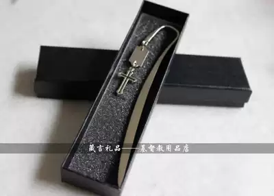 Cross Bookmark Cross Letter Bookmark Metal Bookmark Gift Box Hardcover