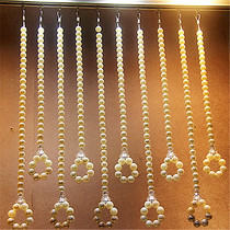 Clothing store crystal ring hanging chain clothes hanger wall hanging display rack bead chain wall hanging clothes hook hanging clothes chain