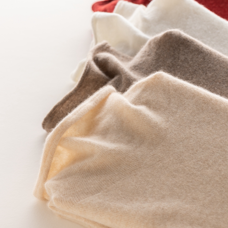 First Line Garments ~ Soft Glutinous 100 Pure Mountain Cashmere Sweatshirt Women's Pile Neckline Sweatshirt Loose Undershirt Winter Seamless Sweater-Taobao