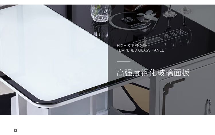 Với bếp cảm ứng bàn ăn gấp bàn căn hộ nhỏ IKEA kính thiên văn 4 người 6 người đa chức năng rèn sắt - Bàn bàn học cho trẻ