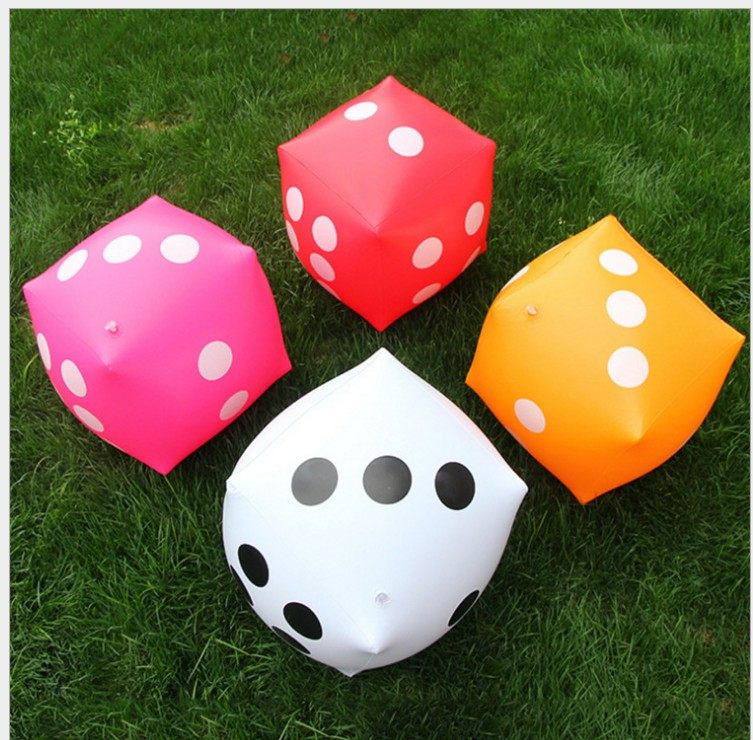 Inflatable Large Color Submegapige Giant Dice Games Entertainment Activities Supplies Creative Props Business Activities Teaching