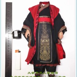 303toys mp033 three kingdoms lu bu fengxian and diao chan court dress suit plain body headless sculpture 1/6 scale model