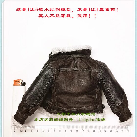 1/6 Model Damtoys Dam Gk024 Ace of Spades Archie Bird Pilot Leather Jacket in Stock