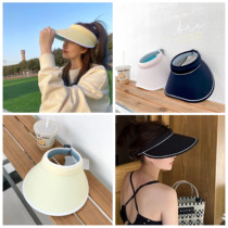 (Brand straight hair) CMS ass sunscreen hat empty top hat summer UV protection outdoor sun hat