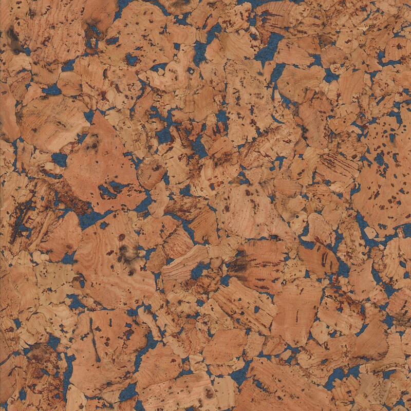 RY80 blue background wall grapes soundproof wall panels embossed cork soundproof wall Imports Decorative Wall Original