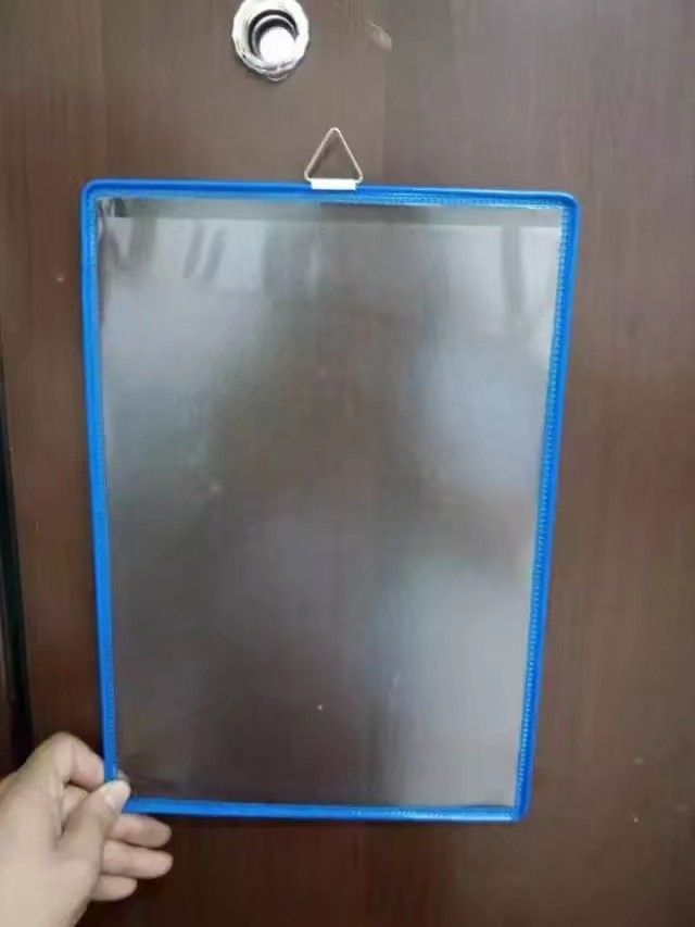 A5 horizontal vertical wall-mounted display file bag folder back full magnetic back full glue