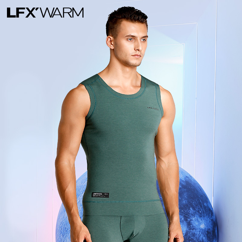 52025 Smart Warm X3 Merino Wool Wide Shoulder Thermal Vest for Men Seamless Heating Fleece Lined Slim Fit Top 52025 Smart Warm X3 Merino Wool Wide Shoulder Thermal Vest for Men Seamless Heating Fleece Lined Slim Fit Top