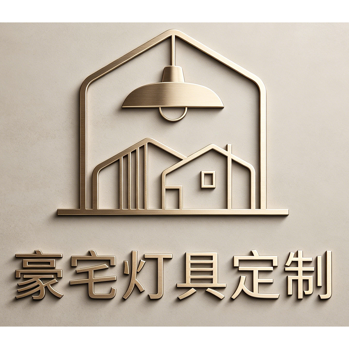 豪宅非标工程定制灯饰的LOGO
