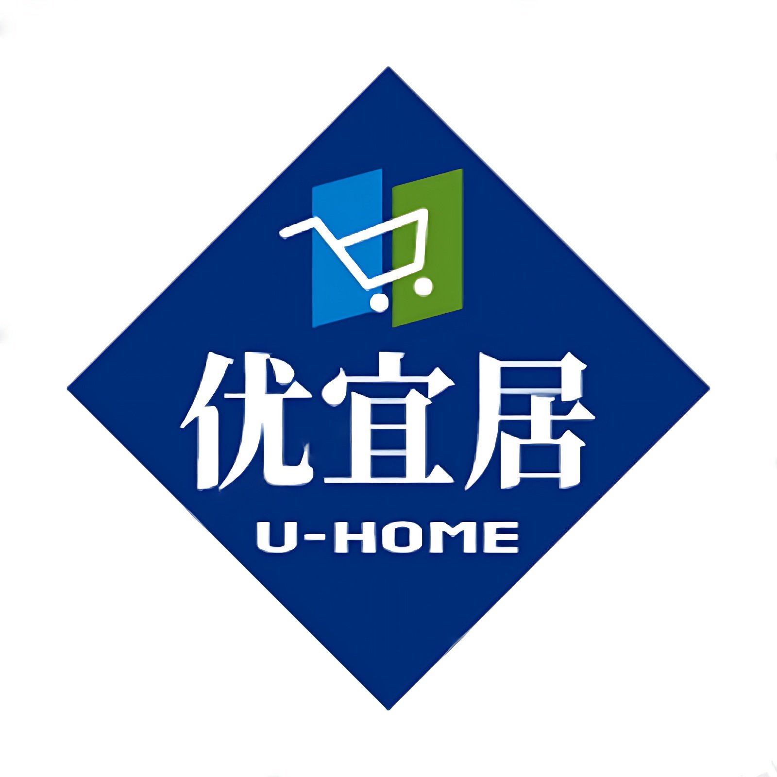 优宜居生活馆的LOGO