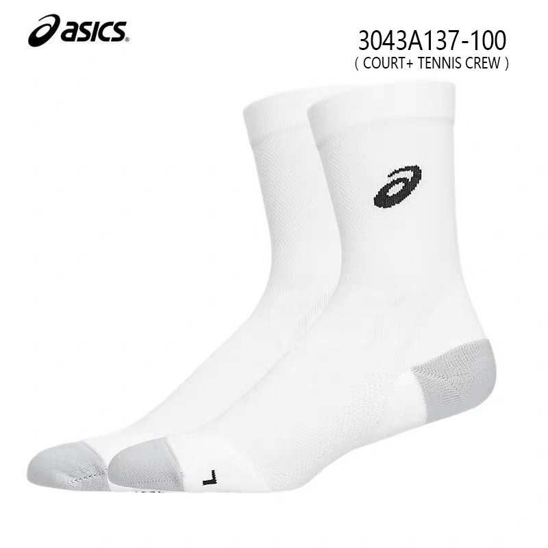 Ascis Tennis Socks Running Training Quick-Drying Long Socks Sweat-Absorbent and Wear-Resistant Socks for Men and Women