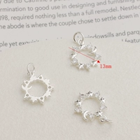 Серебряный цирконий, подвеска