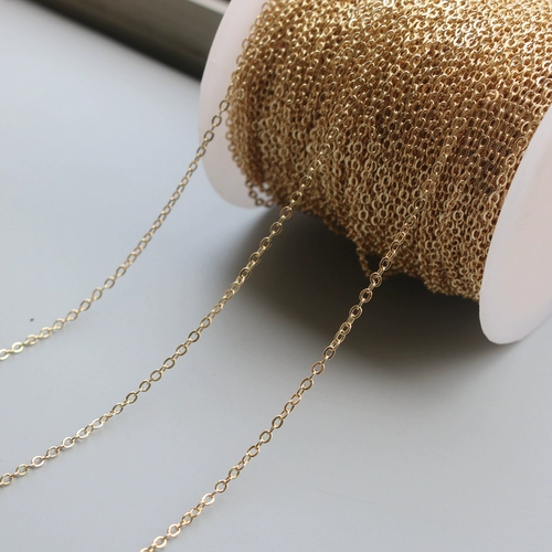 Цепочка, цепь, аксессуары, 14 карат, 0, 1.2/1.5/2.0мм