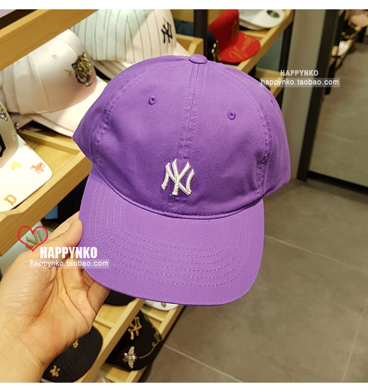 MLB Hàn Quốc mua ban đầu 18 người đàn ông và phụ nữ mùa thu và mùa đông với chữ nhỏ Mũ bóng chày NY mũ hoang dã LA 	mua mũ bóng chày ở đâu