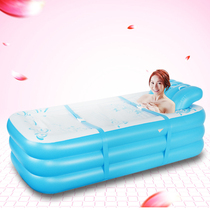 Adult bath bucket constant temperature heating folding bath overloaded bath with thick bath swimming full body bath bucket