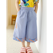 2305 graffiti wide leg pants