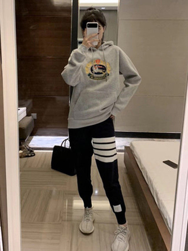 Pregnant women's trousers fall casual harem trousers fall abdomen knit trousers sports grandma trousers radish trousers spring and autumn going out