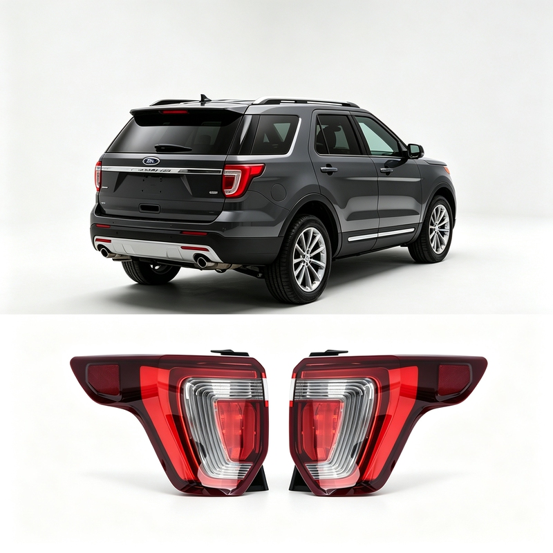 Suitable for 2016-2019 Ford Explorer Led Tail Lights, Explorer Us Version Original Assembly Rear Tail Lights Suitable for 2016-2019 Ford Explorer Led Tail Lights, Explorer Us Version Original Assembly Rear Tail Lights