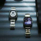 乐雨 Подходит для IWATCH9/8 Apple Watch с 7 -гранационным защитным корпусом Ultra из нержавеющей стали Apple Watch Маленькие кубики летние SE Мужское и самка