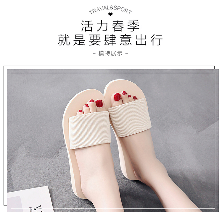 Dép nữ mùa hè mùa hè nữ mặc hoang dã size nhỏ 33 thước 34 đáy dày 2018 thời trang mới giản dị phiên bản Hàn Quốc mẫu dép nữ đẹp 2021