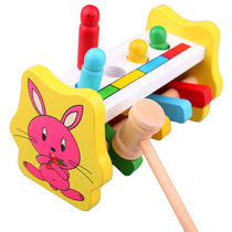 2-3-4-year-old childrens smart knocking table playing table flying trapeze knocking educational toys early education toys