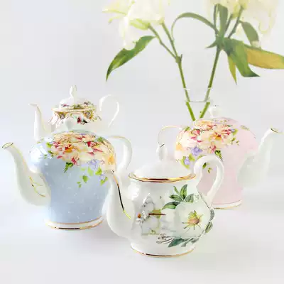 European-style tea set Afternoon tea set Ceramic Teapot English tea set Bone China Coffee pot Flower Teapot