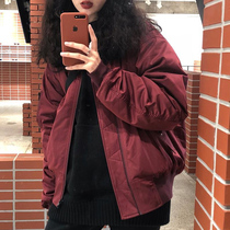 Japan SLY New Cotton Suit Jacket Lady Autumn Winter Bf Wind Casual Baseball Suit Thickened Cotton Clothe Down Clothing Tide