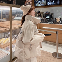 Japan SLY 2021 Winter new casual livewear down jacket Thickened Cotton Clothing Cotton Padded Jacket Female Tide