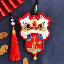 Year of the Tiger Sachet Sachet Sachet Embroidery Car Car Wear diy Handmade Car Hang Tiger Tiger Head Bags