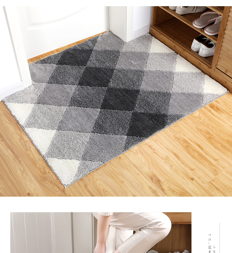 [] Thảm cửa lối vào Foyer cửa thảm tấm thảm chùi chân thảm thảm phòng ngủ nhà có thể được cắt tùy chỉnh - Thảm sàn thảm nhựa trải sàn vân gỗ