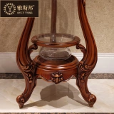 Зонтик из натурального дерева с держателем для зонта, в американском стиле, французский стиль