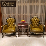 Классический диван из натурального дерева для отдыха, в американском стиле, тигр