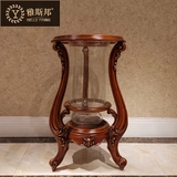 Зонтик из натурального дерева с держателем для зонта, в американском стиле, французский стиль