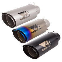 Motorcycle modified exhaust pipe muffler AR exhaust double-layer tail Z900 GSXR1000RR DUKE690