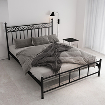 1869 Wrought iron bed Double bed 1 8 Pastoral 1 5 Iron bed frame 1 35 Durable eco-friendly furniture Princess bed W008