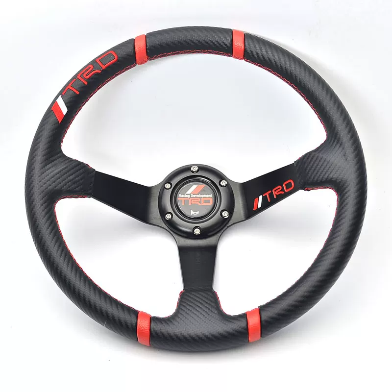 Modified racing car, matte universal steering wheel, 1314 inch