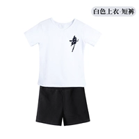 Белый топ + шорты