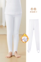 Белые бархатные демисезонные штаны