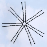 Детская черная заколка для волос, аксессуар для волос