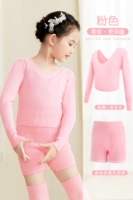 Удерживающий тепло розовый комплект, свитер, V-образный вырез